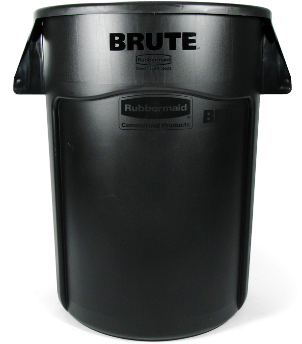 BRUTE CONTAINER 44 GL BK VENTED 4/CS